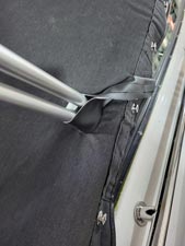 Persenning Flipper mit Binimi oben